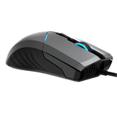 Thunderobot MG701 Wired Gaming Mouse, Ultimate Gaming-Grade Chip, 4200 DPI Optical Sensor, High Rolling Rate, Ergonomic Design with Anti-Slip Side Grips, Black